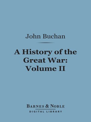 cover image of History of the Great War, Volume 2 (Barnes & Noble Digital Library)